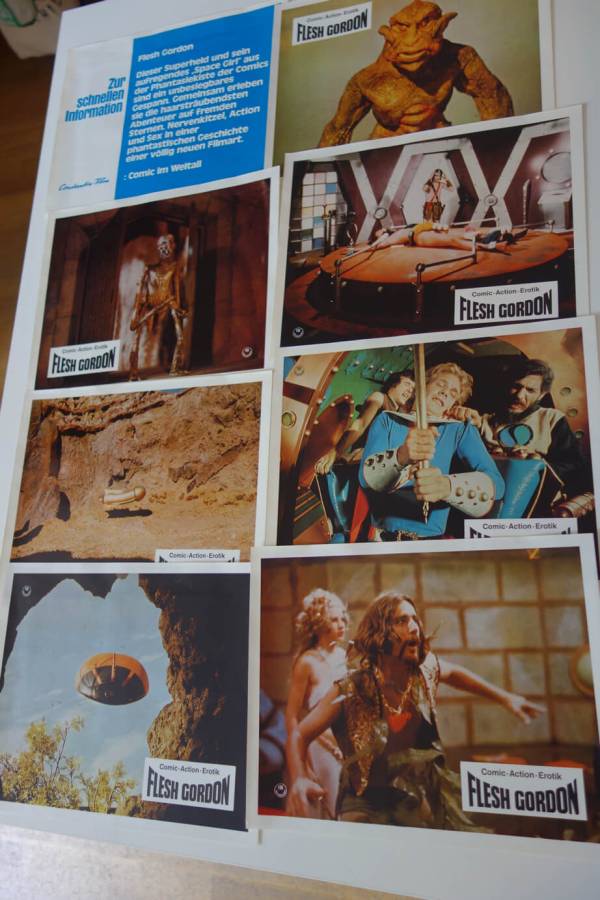 Flesh Gordon originaler deutscher Aushangfotosatz